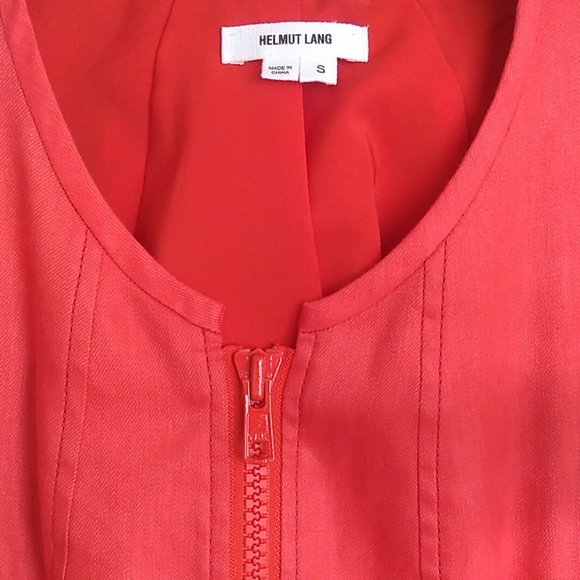 Helmut Lang jacket glossy twill bomber jacket - Picture 4 of 7